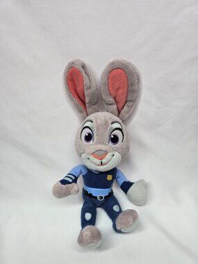 Officer Judy Hopps Plush Disney Zootopia 10" Bunny Rabbit Cartoon Plush TOMY